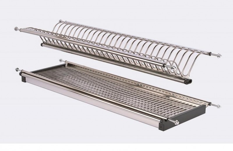 Trauku žāvētava 900mm, 2 stāvi, nerūsējošā tērauda