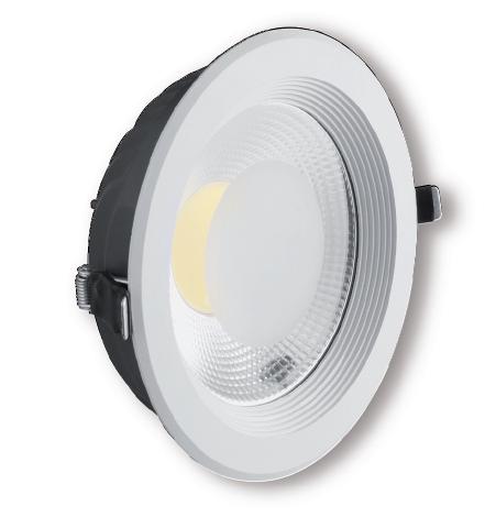 LED prožektors COB apaļš 10W, 900lm, neitrāli balta gaisma