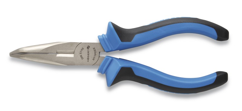 Plakanknaibles liektās ar pusapaļiem galiem 160-200 mm