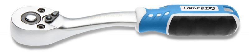 Tirkšķ atslēgas rokturis 1/4", 72T, CrV