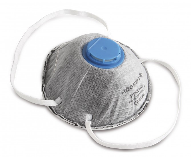 Pret putekļu aizsargmaska ar vienu vārstu FFP2, 3 gab.