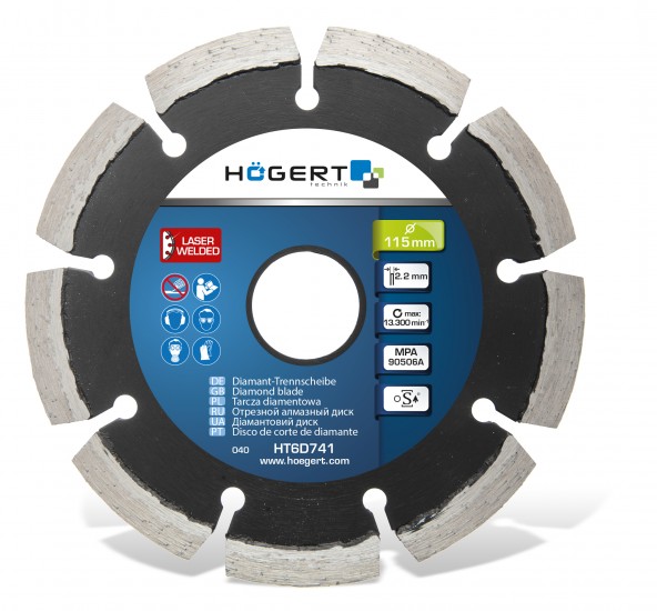 Dimanta disks leņķa slīpmašīnām, 125 мм