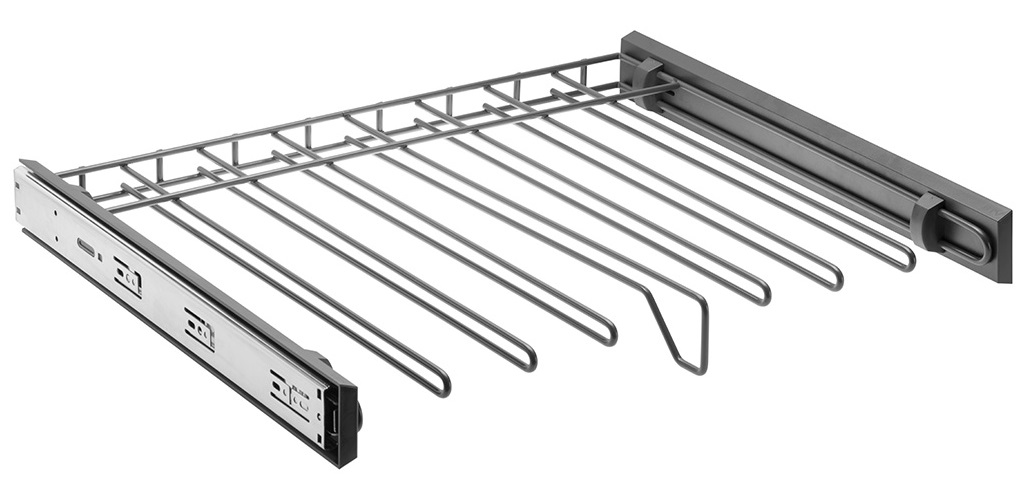 Grozs ( SMART-biksēm ) vadotnes 45mm soft-close, 600mm korpuss, grafīts