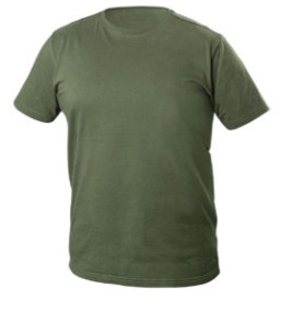 VILS kokvilnas T-krekls, tumši zaļš (dažādi izmēri)