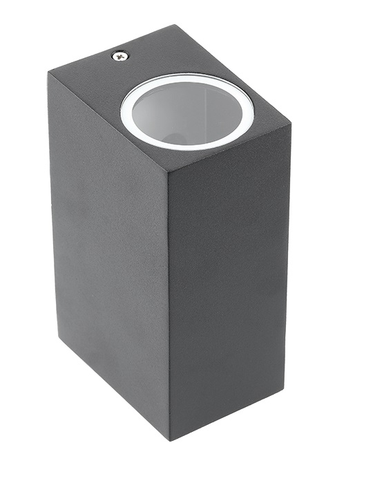 LED gaismeklis TIAGO, max 2x35W, 68x92x152mm, melns