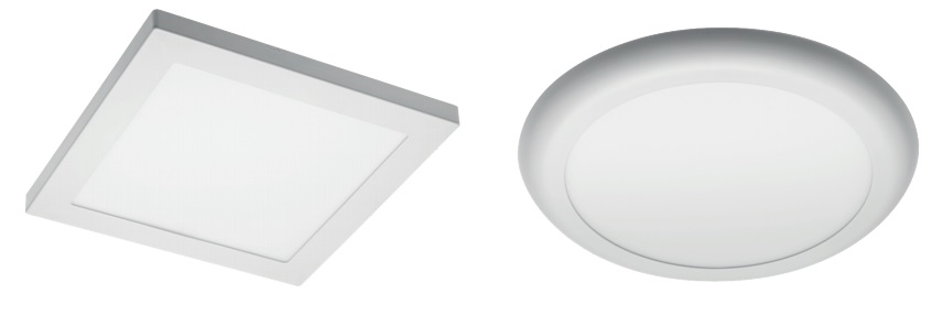 LED lampa MOZA no 12-18W, no 1000-1500lm, apaļa/kantaina, neitrālā gaisma