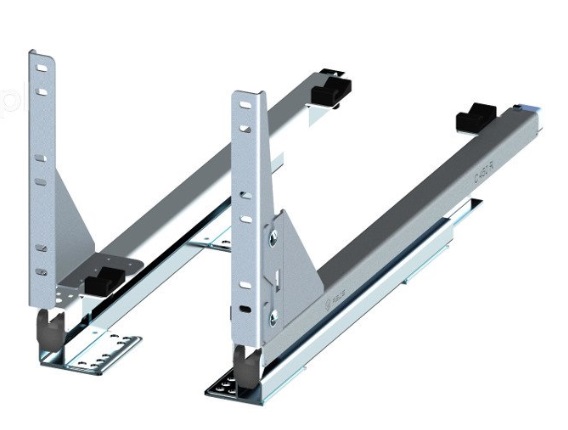 Tandem tipa vadotnes Multi groziem KMD, L-450, universālas, antracīts