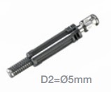 Quickfit TL2 pašfiksējošā ekscentra savilcējskrūve Ø5x34mm(garā)