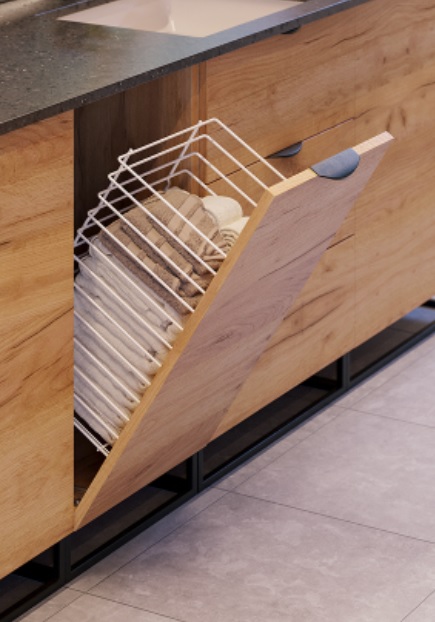 Atgāžams veļas grozs korpusam no 400-600mm, L-300