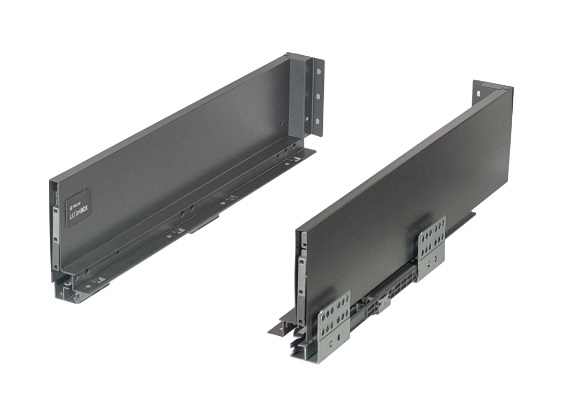 ULTRA BOX vidējais H=118mm, 300-550 mm Antracīts