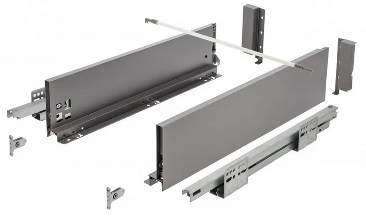 AXIS PRO Push open L-500mm zemais H69mm, liekams zem cepeškrāsns