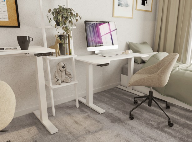 Elektriski regulējams galda rāmis FUTURO Compact, krāsas dažādas