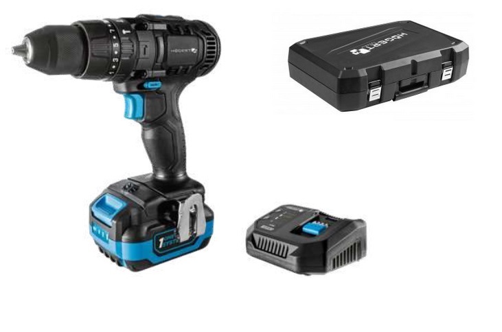 Akumulatora trieciena urbis 50 Nm 18V + akumulators 2Ah + uzlādes stacija 4A + futrālis