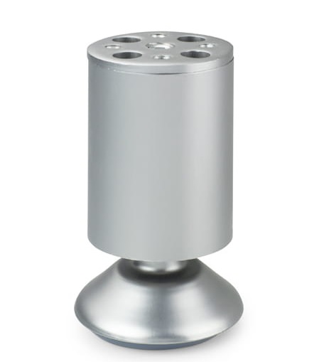 Mēbeļu kāja H-100 mm Alumīnija