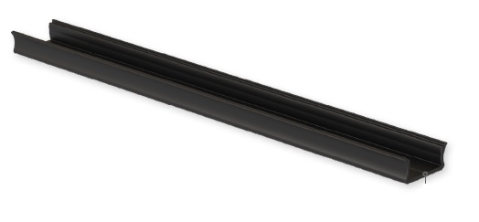 Profils LED lentām LUMINO, uzliktais, 3 metri