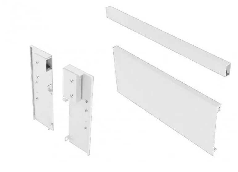 AXIS PRO panelis H=95mm+B stiprinājumi+reliņš