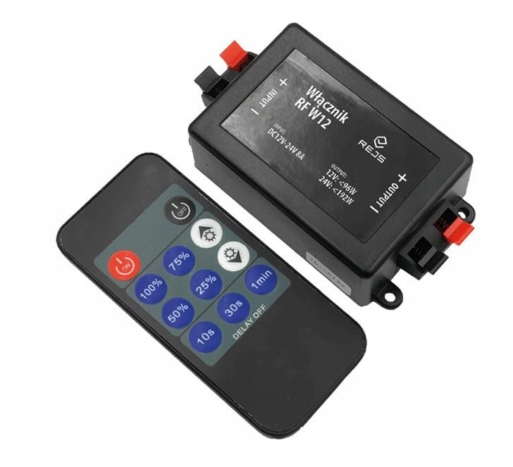 LED gaismas DIMMERIS RF ar tālvadības pulti, 96W