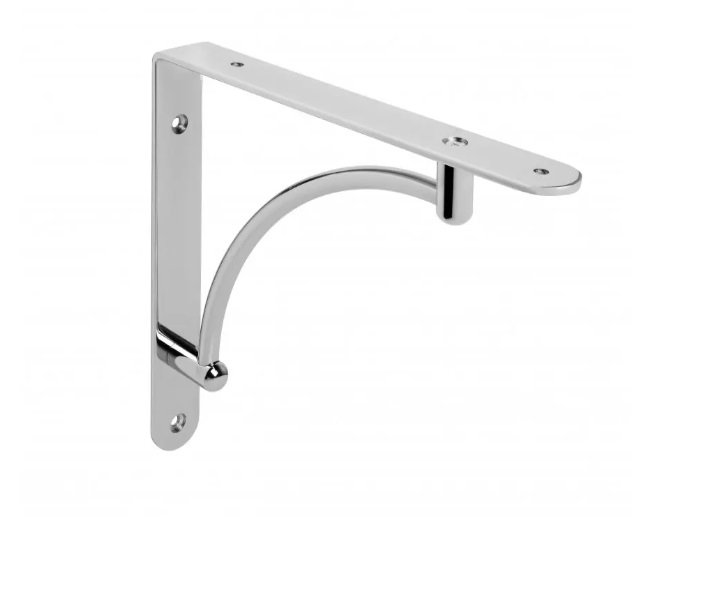 Plauktu turētājs 73025 inox un hroma