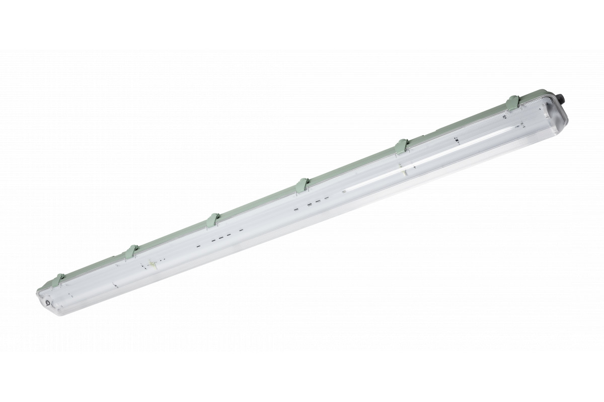 Industriālā LED lampa  HELIOS, T8 Spuldzēm, 2x150cm IP65
