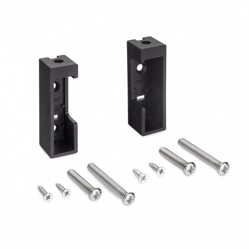 Luxe garderobes stieņa universālais stiprinājums