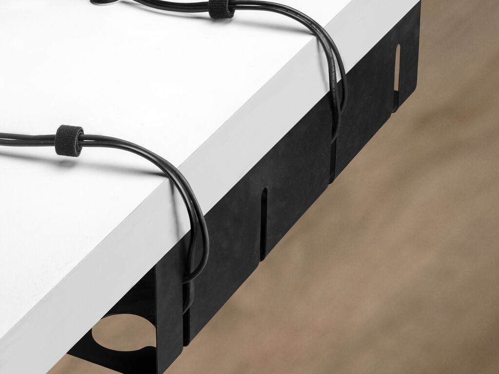 Vadu turētāji L-430 mm, 2 gb komplektā, tērauds, krāsots melns