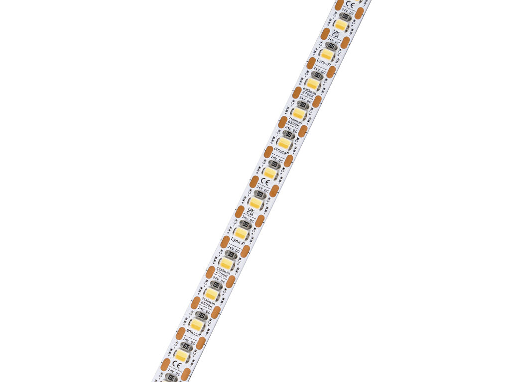 LED lenta Lynx Premium CCT 9W/m IP20 (24V DC), garums 5m, 6.500K-4.000K-2.700K