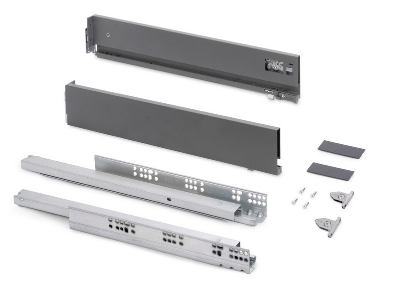 Vertex-3D kompl. H-93, L-500, ar bremzi, antracīts