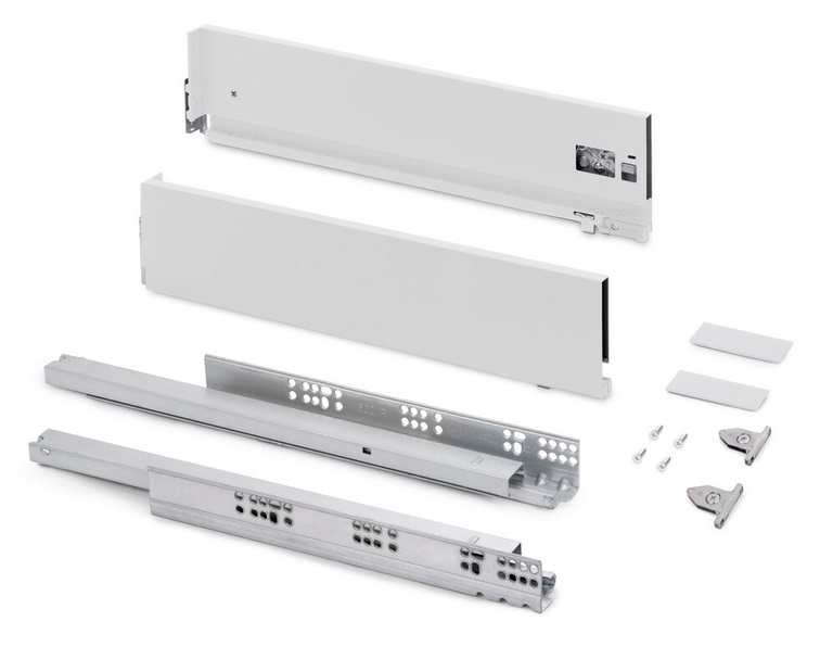 Vertex-3D kompl. H-131, L-500, ar bremzi, balts