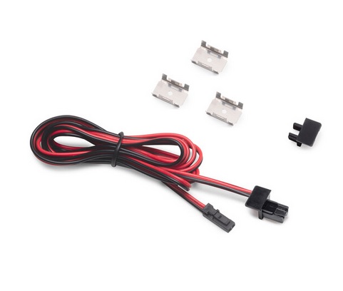 Aksesuāru komplekts Pyxis iefrēz. profiliem, maks. 48W, melns