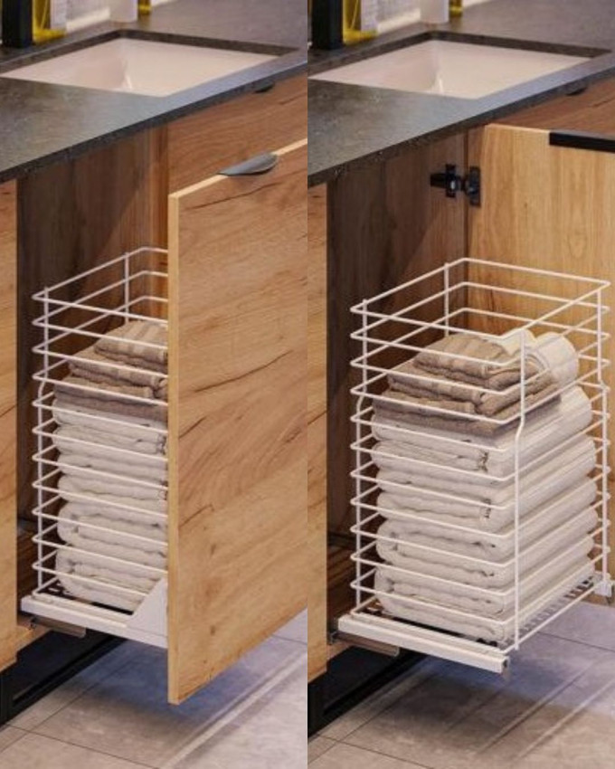 Izvelkams veļas grozs korpusam 300-600mm, L-300